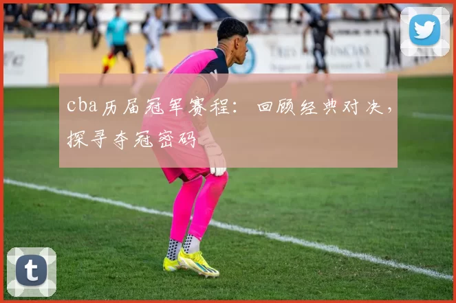 cba历届冠军赛程:回顾经典对决,探寻夺冠密码